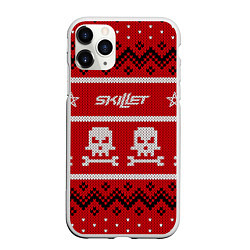 Чехол iPhone 11 Pro матовый Skillet: New Year