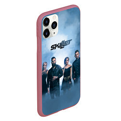 Чехол iPhone 11 Pro матовый Skillet: Smoke, цвет: 3D-малиновый — фото 2