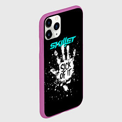 Чехол iPhone 11 Pro матовый Skillet: Sick of it, цвет: 3D-фиолетовый — фото 2
