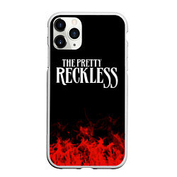 Чехол iPhone 11 Pro матовый The Pretty Reckless: Red Flame, цвет: 3D-белый