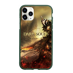 Чехол iPhone 11 Pro матовый Dark Souls: Dark Knight, цвет: 3D-темно-зеленый