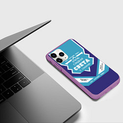 Чехол iPhone 11 Pro матовый Очень сладкая Света, цвет: 3D-фиолетовый — фото 2