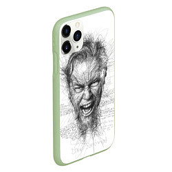 Чехол iPhone 11 Pro матовый James Alan Hatfield, цвет: 3D-салатовый — фото 2