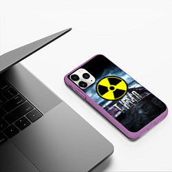 Чехол iPhone 11 Pro матовый S.T.A.L.K.E.R: Тима, цвет: 3D-фиолетовый — фото 2