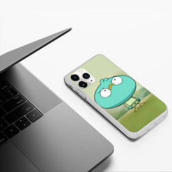 Чехол iPhone 11 Pro матовый Харви Бикс, цвет: 3D-белый — фото 2