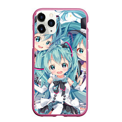 Чехол iPhone 11 Pro матовый Hatsune Miku