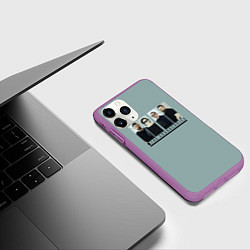 Чехол iPhone 11 Pro матовый The Cranberries, цвет: 3D-фиолетовый — фото 2