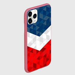 Чехол iPhone 11 Pro матовый Форма России, цвет: 3D-малиновый — фото 2