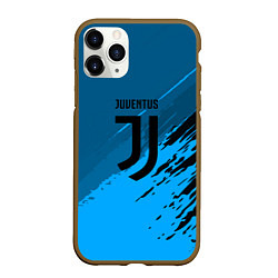 Чехол iPhone 11 Pro матовый FC Juventus: Abstract style