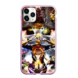 Чехол iPhone 11 Pro матовый My Hero Academia, цвет: 3D-розовый