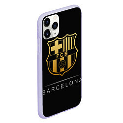 Чехол iPhone 11 Pro матовый Barcelona Gold Edition, цвет: 3D-светло-сиреневый — фото 2