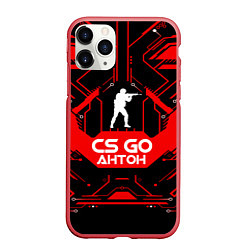 Чехол iPhone 11 Pro матовый CS:GO - Антон