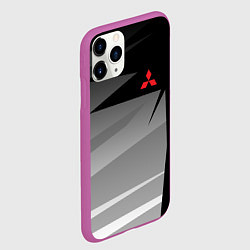 Чехол iPhone 11 Pro матовый MITSUBISHI SPORT, цвет: 3D-фиолетовый — фото 2