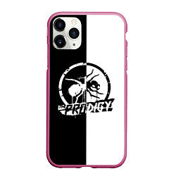 Чехол iPhone 11 Pro матовый The Prodigy B&W, цвет: 3D-малиновый