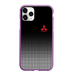 Чехол iPhone 11 Pro матовый MITSUBISHI SPORT, цвет: 3D-фиолетовый