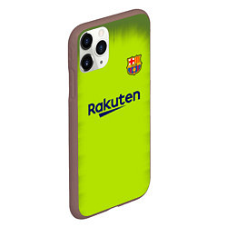 Чехол iPhone 11 Pro матовый FC Barcelona: Home 18/19, цвет: 3D-коричневый — фото 2