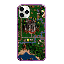Чехол iPhone 11 Pro матовый Heroes III: Map, цвет: 3D-фиолетовый