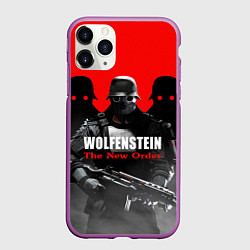 Чехол iPhone 11 Pro матовый Wolfenstein: The New Order, цвет: 3D-фиолетовый
