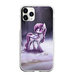 Чехол iPhone 11 Pro матовый Violet Pony, цвет: 3D-белый