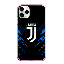 Чехол iPhone 11 Pro матовый JUVENTUS Sport, цвет: 3D-розовый