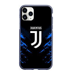 Чехол iPhone 11 Pro матовый JUVENTUS Sport, цвет: 3D-серый