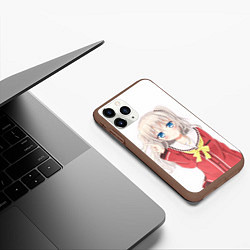 Чехол iPhone 11 Pro матовый Nao Tomori, цвет: 3D-коричневый — фото 2