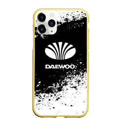 Чехол iPhone 11 Pro матовый Daewoo: Black Spray