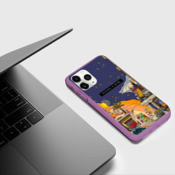 Чехол iPhone 11 Pro матовый Lost Tapes, цвет: 3D-фиолетовый — фото 2