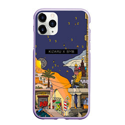 Чехол iPhone 11 Pro матовый Lost Tapes, цвет: 3D-светло-сиреневый