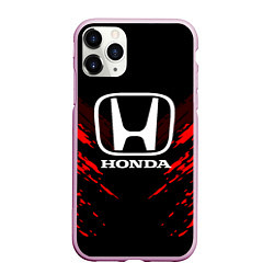 Чехол iPhone 11 Pro матовый Honda: Red Anger, цвет: 3D-розовый