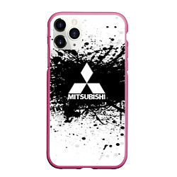 Чехол iPhone 11 Pro матовый Mitsubishi: Black Spray