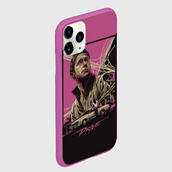 Чехол iPhone 11 Pro матовый Gosling Drive, цвет: 3D-фиолетовый — фото 2