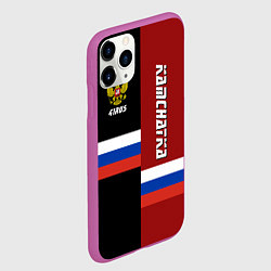 Чехол iPhone 11 Pro матовый Kamchatka, Russia, цвет: 3D-фиолетовый — фото 2