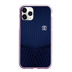 Чехол iPhone 11 Pro матовый Toyota: Sport Motors, цвет: 3D-розовый