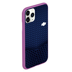 Чехол iPhone 11 Pro матовый Chevrolet: Sport Motors, цвет: 3D-фиолетовый — фото 2