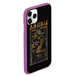 Чехол iPhone 11 Pro матовый Anubis, цвет: 3D-фиолетовый — фото 2