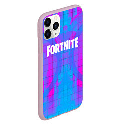 Чехол iPhone 11 Pro матовый Fortnite: Acid Neon, цвет: 3D-розовый — фото 2