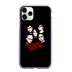 Чехол iPhone 11 Pro матовый My Chemical Romance Boys, цвет: 3D-светло-сиреневый