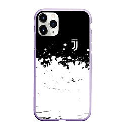 Чехол iPhone 11 Pro матовый FC Juventus Sport, цвет: 3D-светло-сиреневый