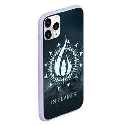 Чехол iPhone 11 Pro матовый In Flames: Cold Fire, цвет: 3D-светло-сиреневый — фото 2