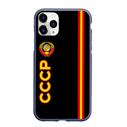 Чехол iPhone 11 Pro матовый СССР: Линия родины