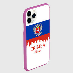 Чехол iPhone 11 Pro матовый Crimea, Russia, цвет: 3D-фиолетовый — фото 2