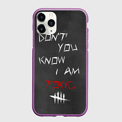 Чехол iPhone 11 Pro матовый I am TOXIC, цвет: 3D-фиолетовый