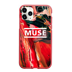 Чехол iPhone 11 Pro матовый MUSE: Red Colours, цвет: 3D-красный
