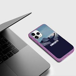 Чехол iPhone 11 Pro матовый Far Cry 5: Ave Joseph, цвет: 3D-фиолетовый — фото 2