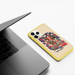 Чехол iPhone 11 Pro матовый Far Cry 5 Art, цвет: 3D-желтый — фото 2