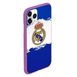 Чехол iPhone 11 Pro матовый Real Madrid FC, цвет: 3D-фиолетовый — фото 2