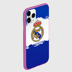 Чехол iPhone 11 Pro матовый Real Madrid FC, цвет: 3D-фиолетовый — фото 2