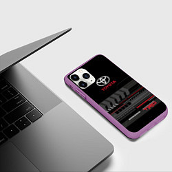 Чехол iPhone 11 Pro матовый Toyota TRD, цвет: 3D-фиолетовый — фото 2