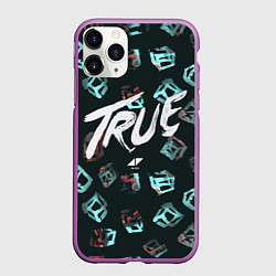 Чехол iPhone 11 Pro матовый Avicii: True, цвет: 3D-фиолетовый